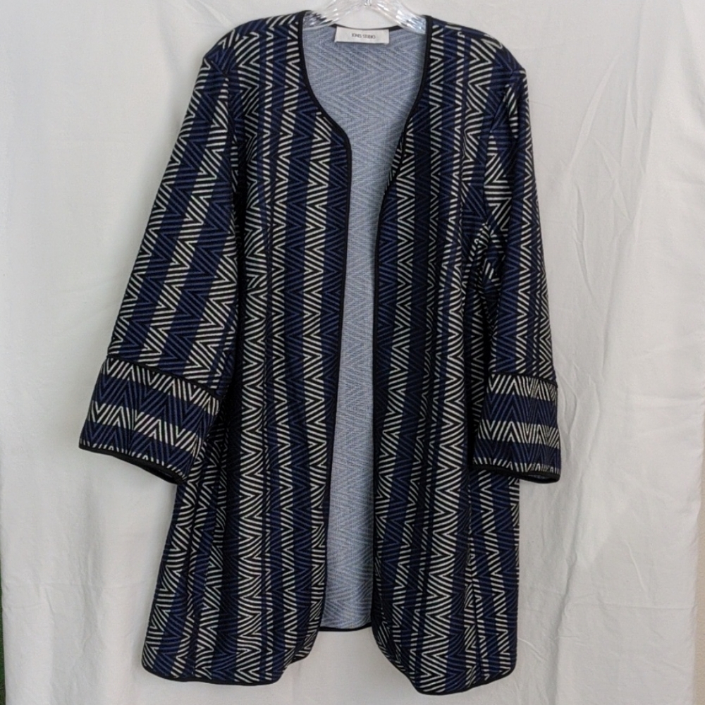 Jones Studio Plus size women' stretch twill blazer